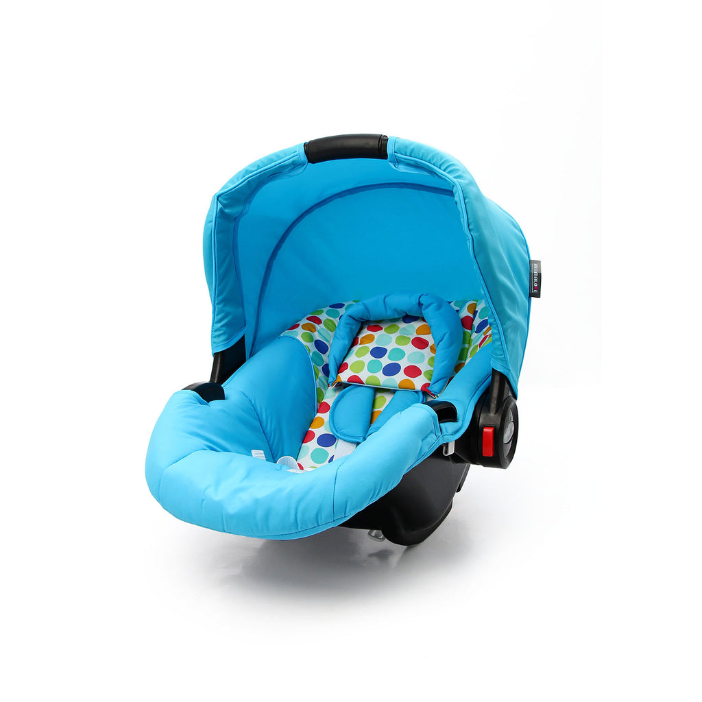 2 in 1 MamaLove Black and Blue Baby Carry Cot and Baby Car Seat