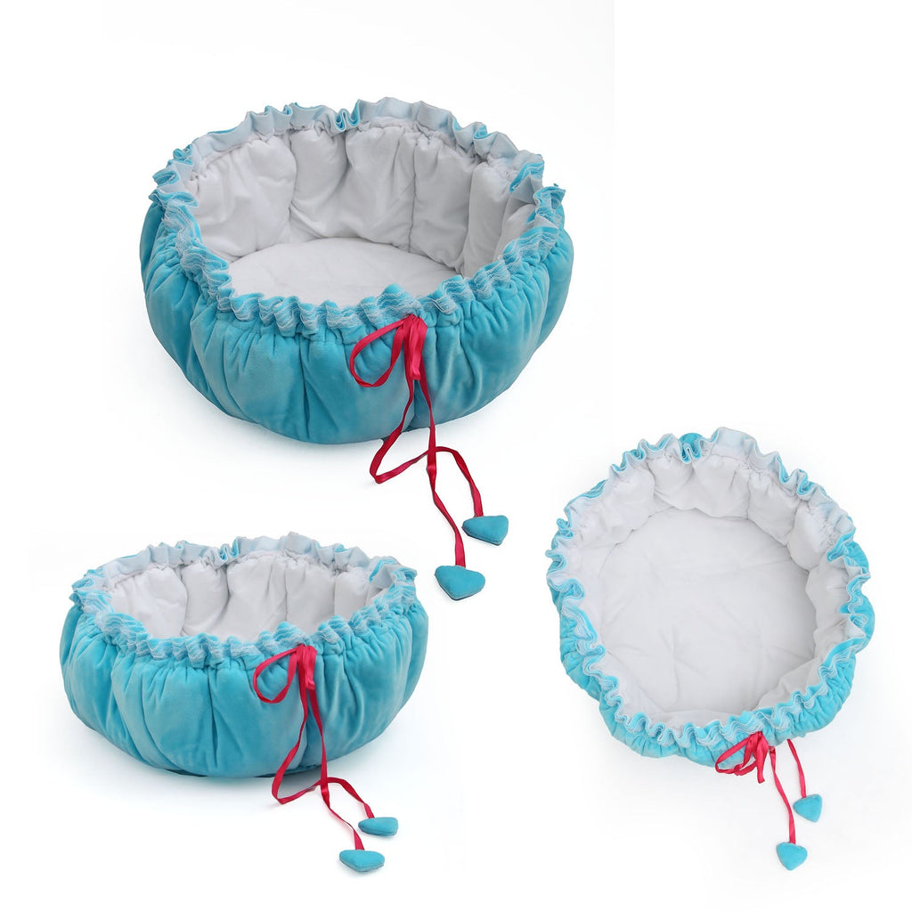 Adjustable Blue Baby Cozy Portable Nest Bed - Snug N Play