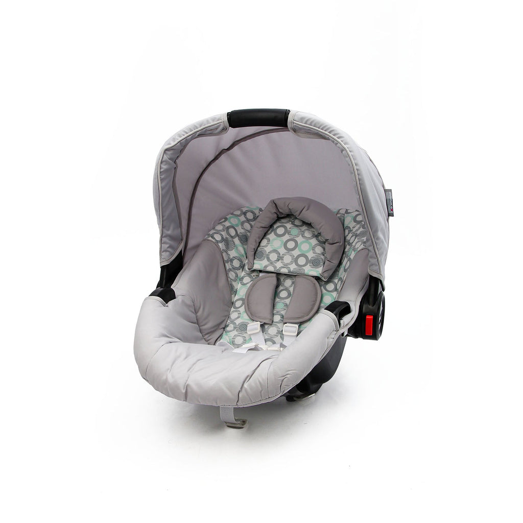 2 in 1  MamaLove Black and Grey Baby Carry Cot and Baby Car Seat
