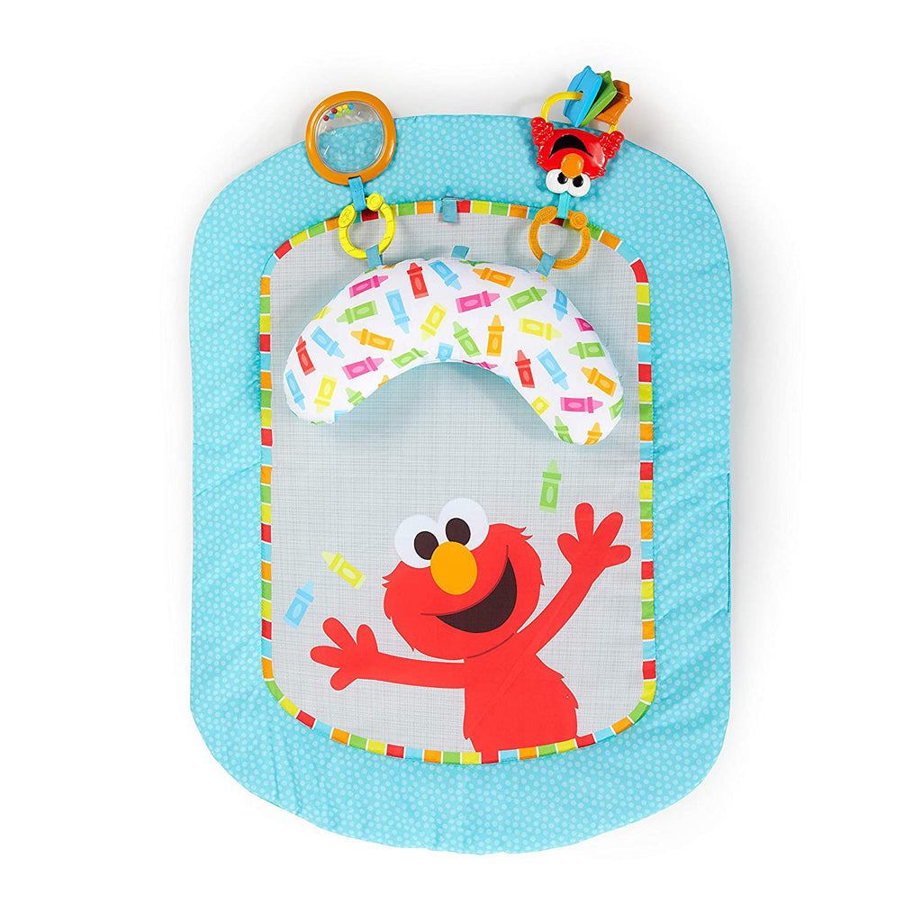 Sesame Street Spot Elmo! Play Mat | Included Toys - Snug N Play