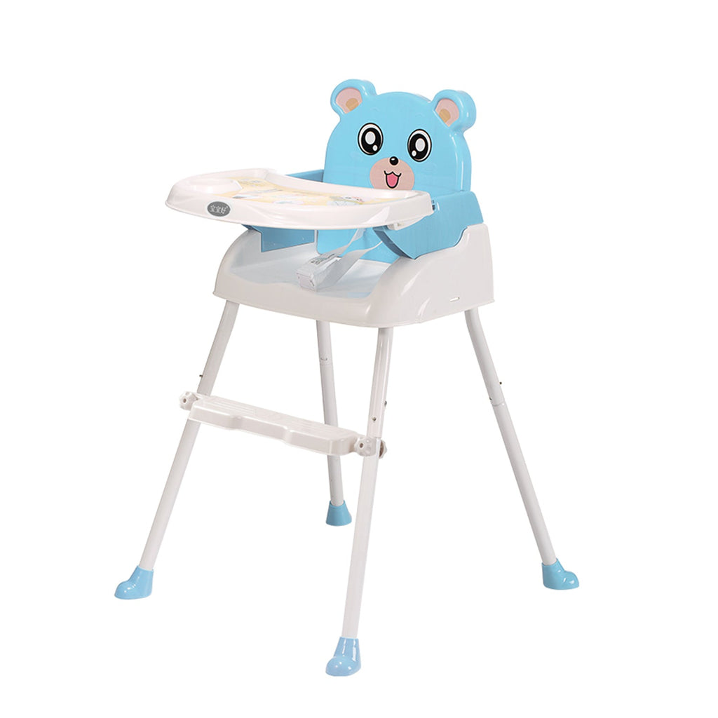 4-in-1 Convertible Baby High Chair | Booster | Toddler Stool | Removable Tray | Adjustable Legs - Snug N' Play