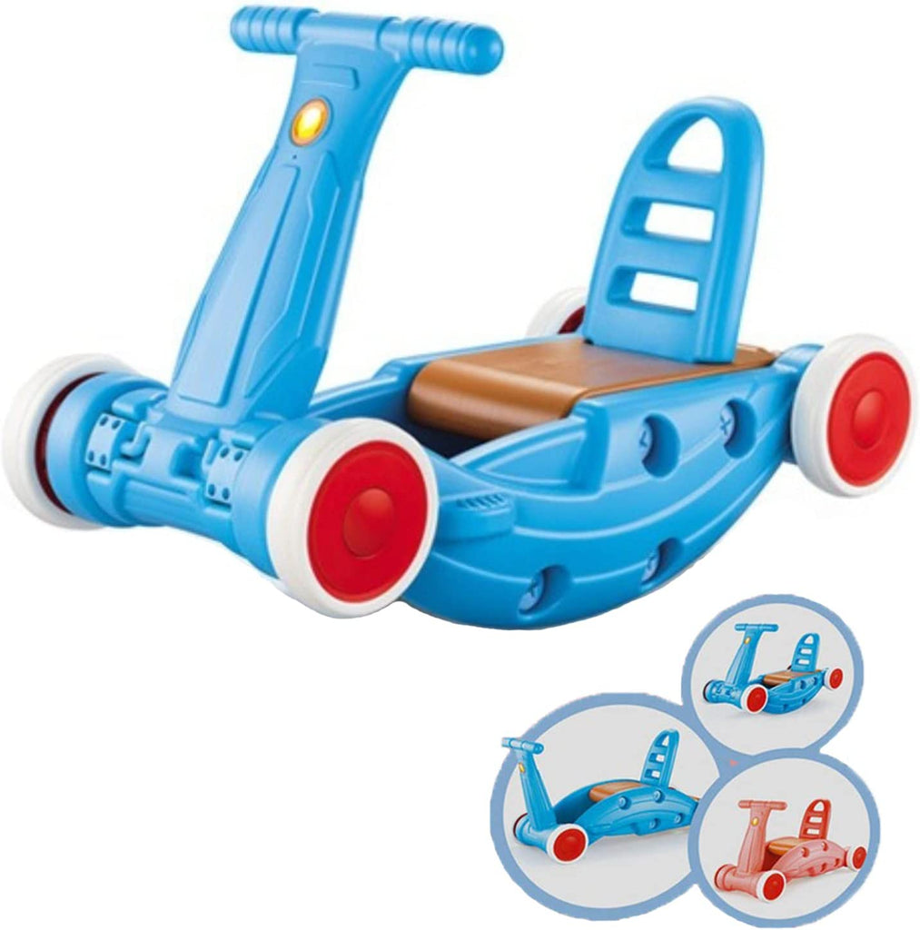 3-in-1 Rocking Horse, Ride On Push Car and Ride Racer, Baby Walkers - Snug N Play