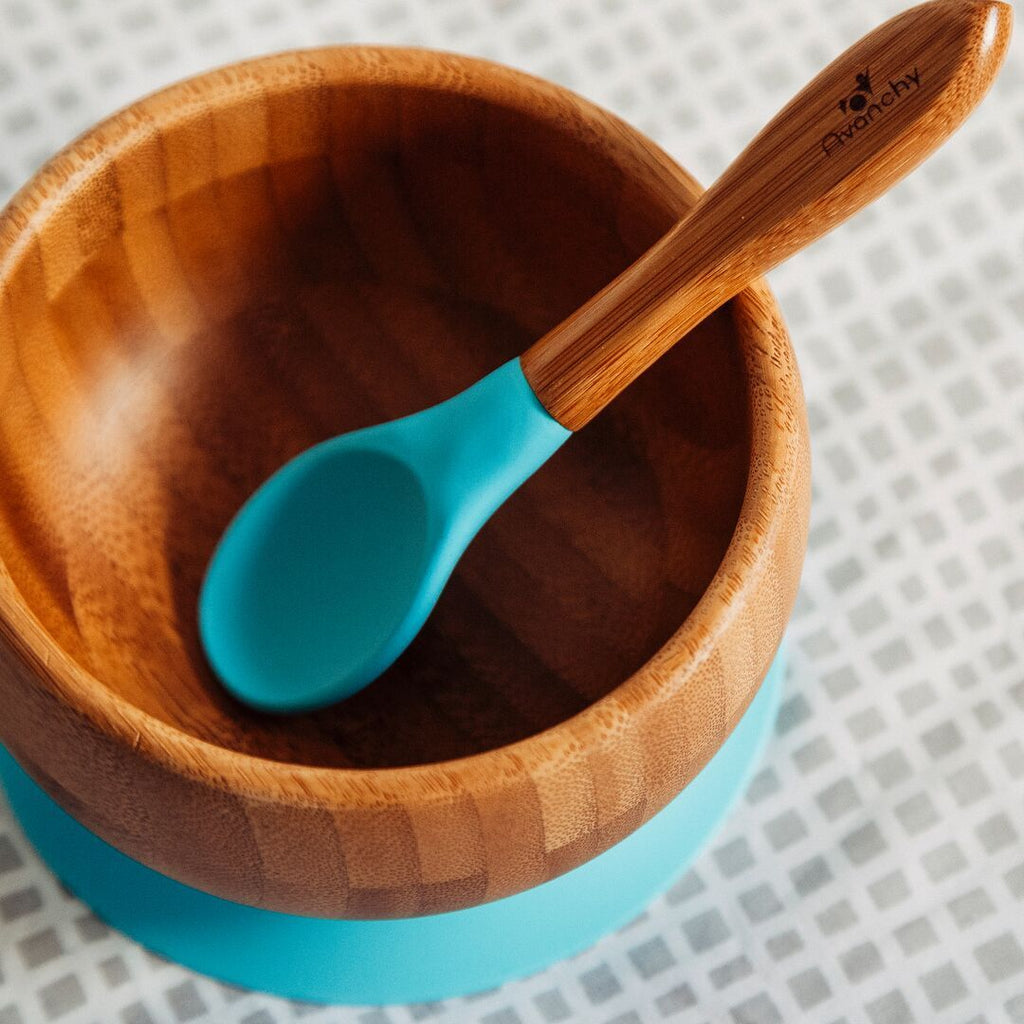 Avanchy Bamboo Suction Baby Bowl & Spoon