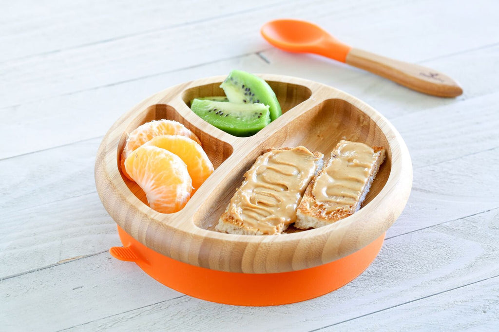 Avanchy Bamboo Suction Baby Plate & Spoon