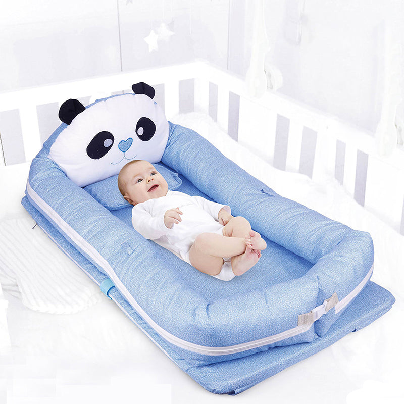 Babyip Portable Baby Bed | Baby Lounger Cotton Breathable | Sleeping Baby Bassinet for Cuddling, Lounging, Co Sleeping, Napping and Travel - Snug N Play