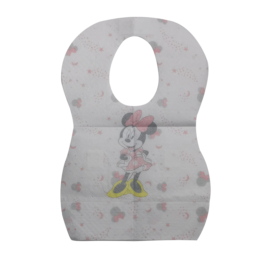 Disney Disposable Baby Bibs | Pack of 12 | Minnie Mouse - Snug N' Play