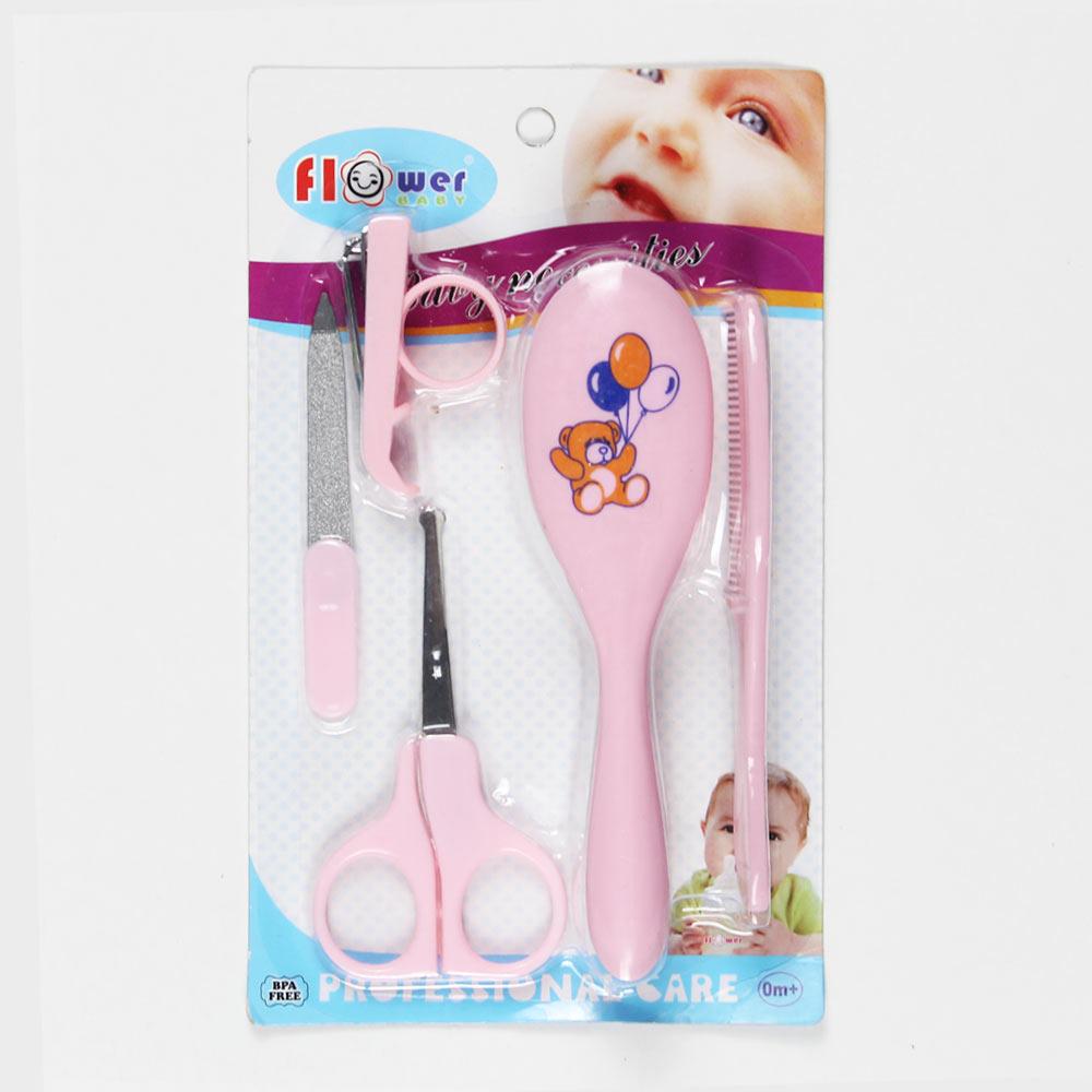 FlowerBaby Professional Care Baby Grooming Kit - Pink - Snug N' Play
