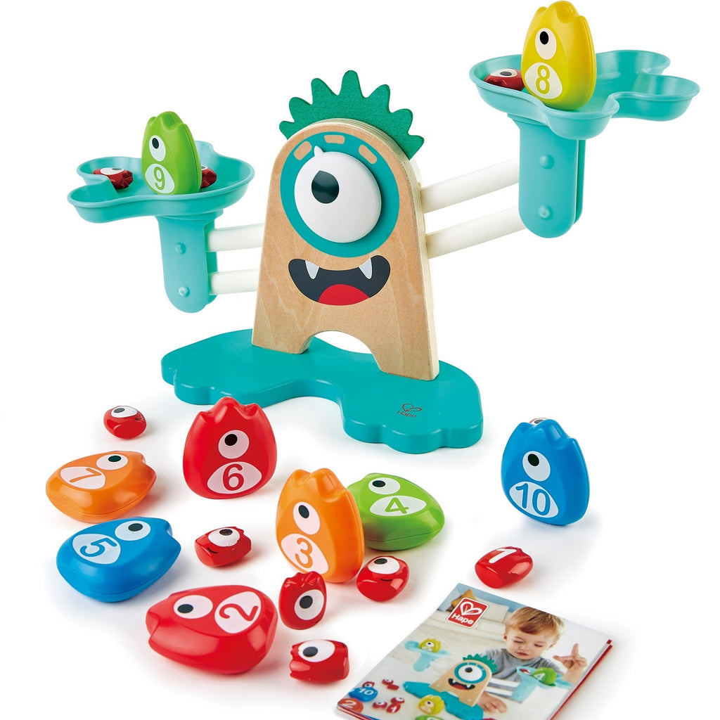 Hape Monster Math Scale - Learning Measurements and Weight Comparisons - Snug N Play