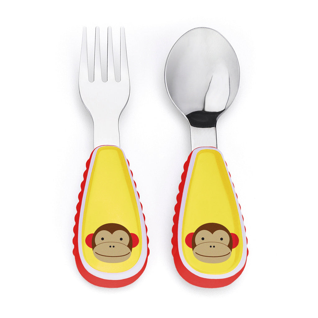 Skip Hop Zootensils Fork & Spoon - Monkey - Snug N' Play