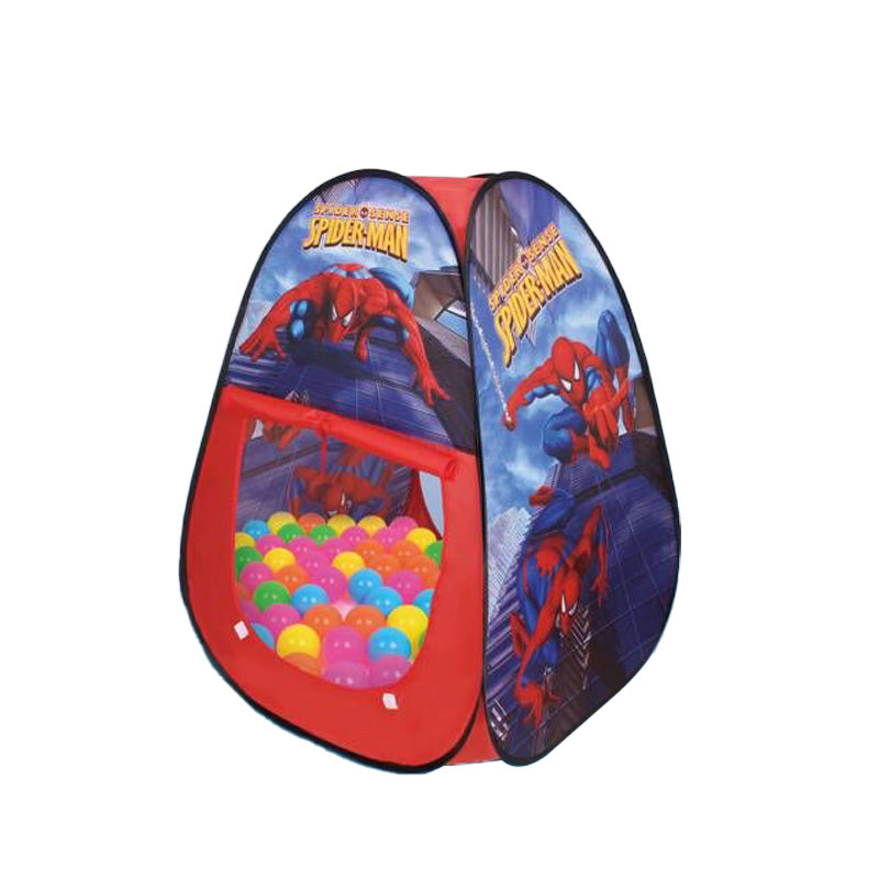 Spiderman Tent House Ball Pit Play House with 100 Balls Toys- Snug N' Play