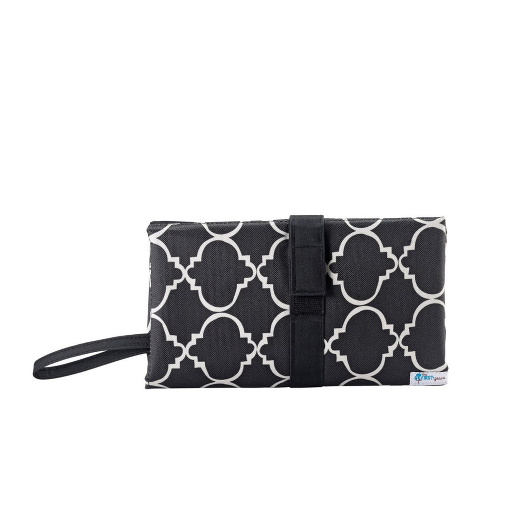 The First Years Baby Changing Clutch | Black Quatro - Snug N Play