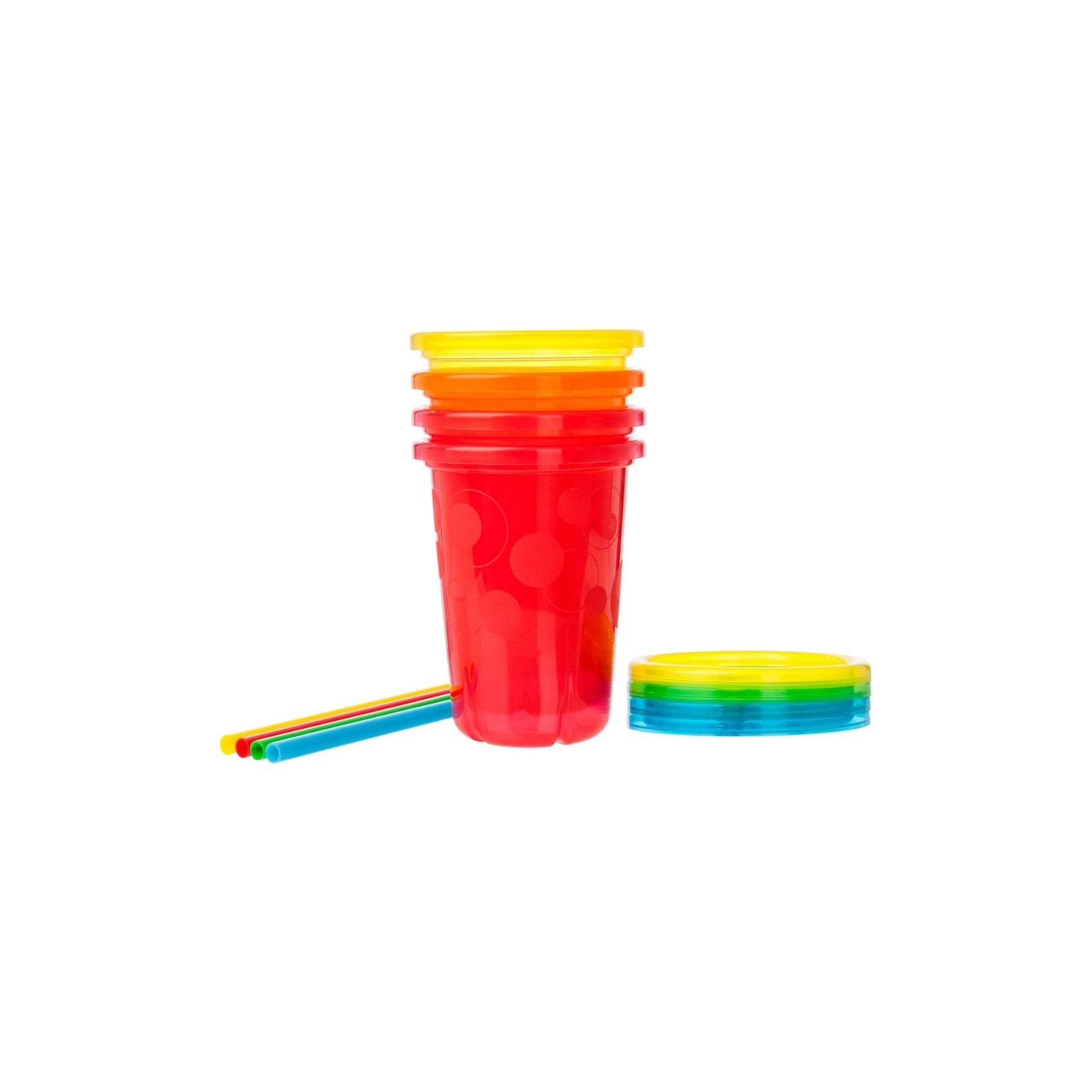 The First Years 10 oz Disney Cars Flip Top Straw Cup