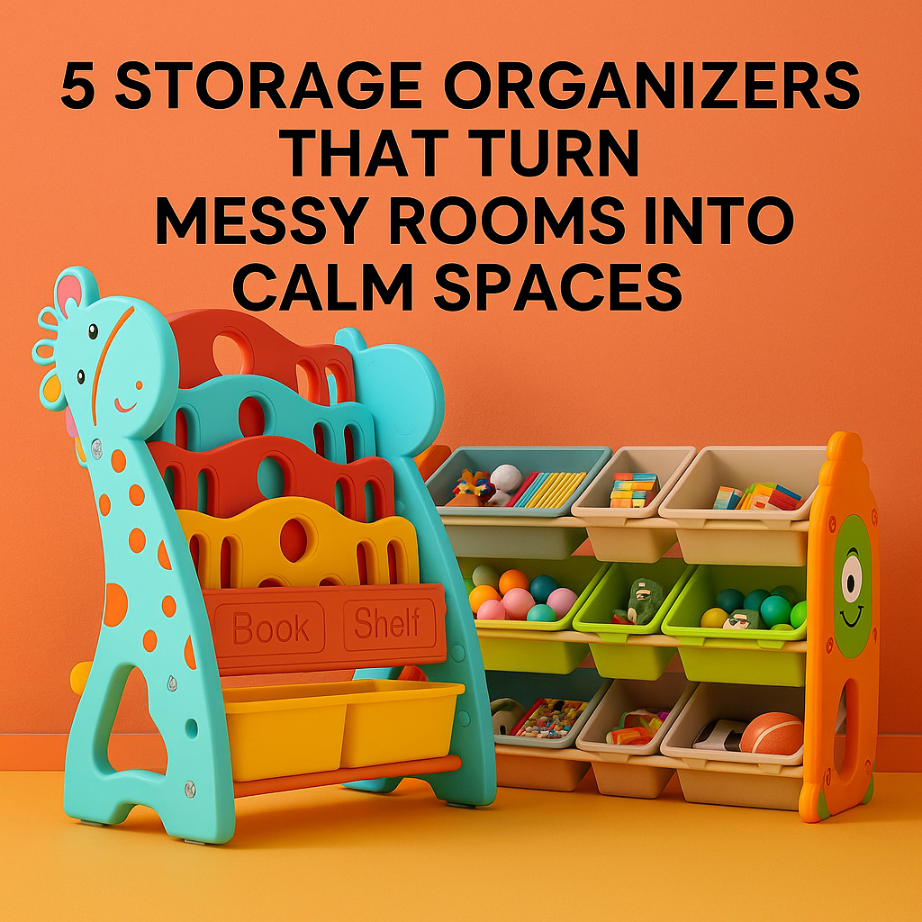 5 Storage Organizers That Turn Messy Rooms into Calm Spaces