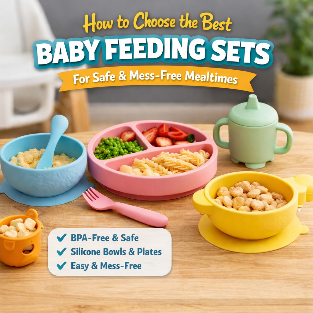How to Choose the Best Baby Feeding Sets for Safe & Mess-Free Mealtimes
