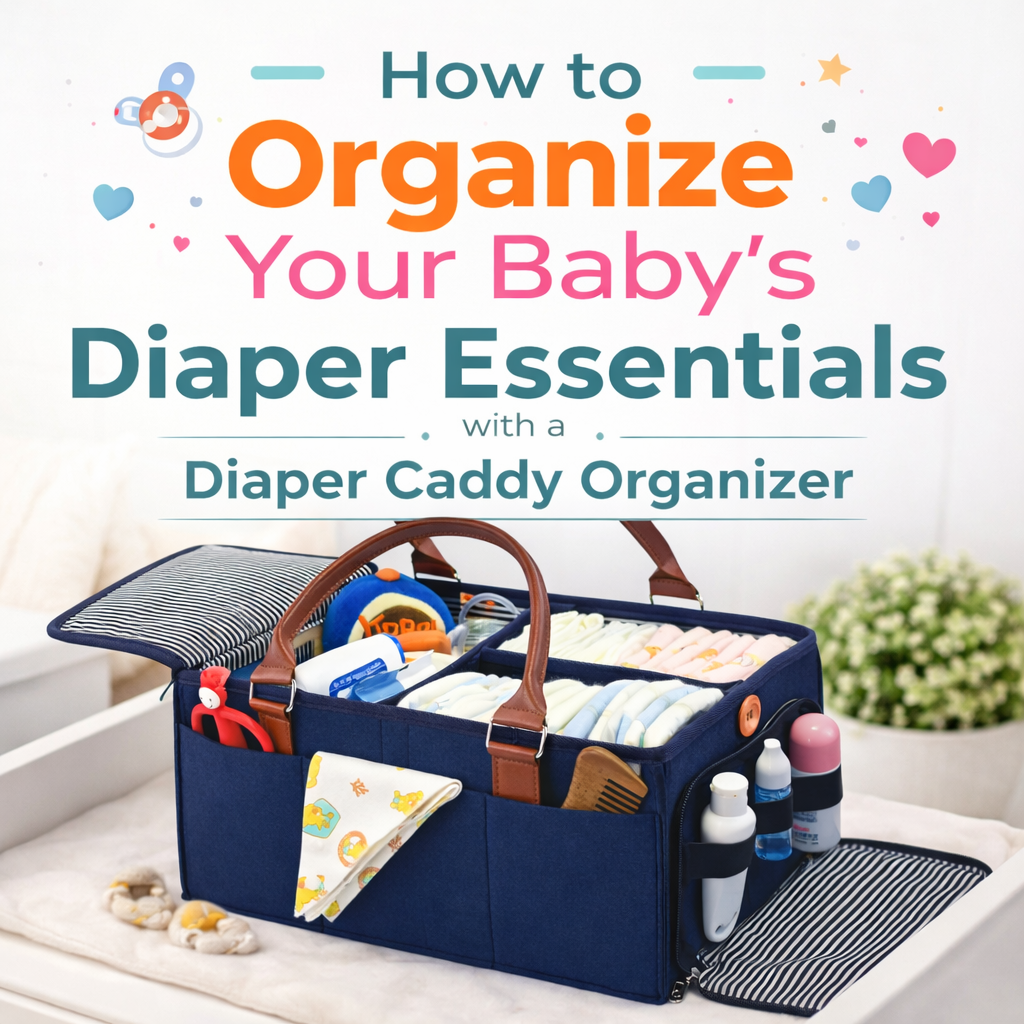 How to Organize Your Baby's Diaper Essentials with a Diaper Caddy Organizer