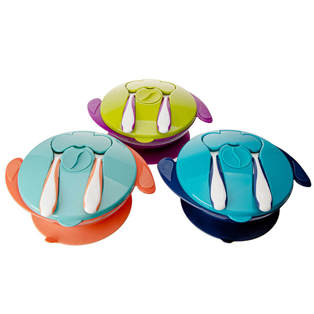 Mumlove Suction Bowl Set With Fork & Spoon