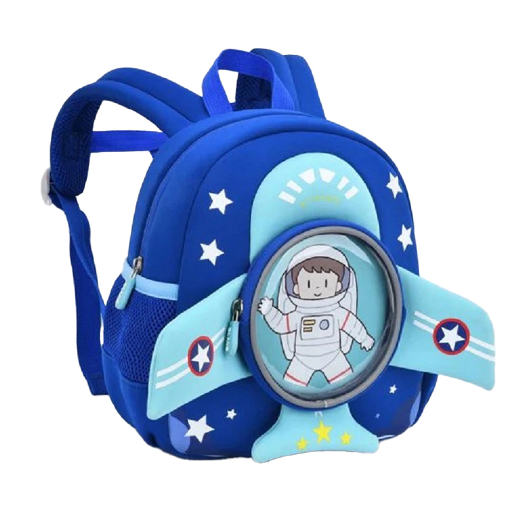 Airplane Toddler Preschool Backpack with Tether | Blue | 1-3Y - Snug N Play