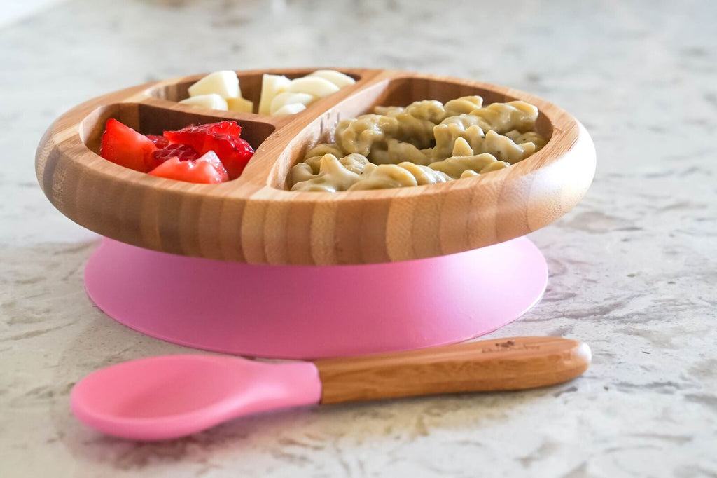 Avanchy Bamboo Suction Baby Bowl & Spoon Online in Pakistan – Snug