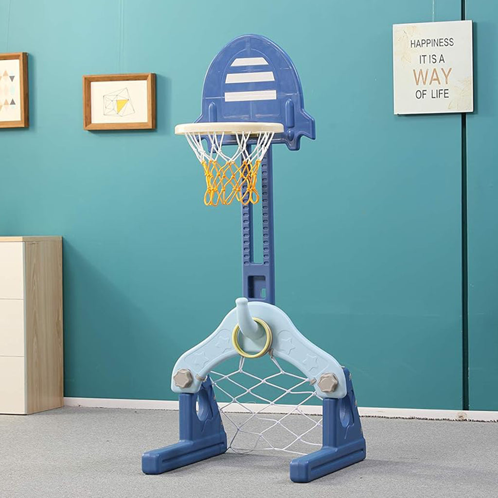 4 in 1 Kids Sports Activity Basketball Hoop Set | Football | Golf | Ferrule - Snug N Play