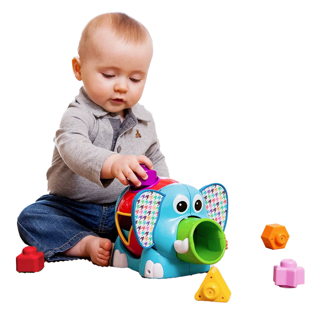 Infantino Jumbo Shape Sorter Boys Baby Toys- Snug N Play