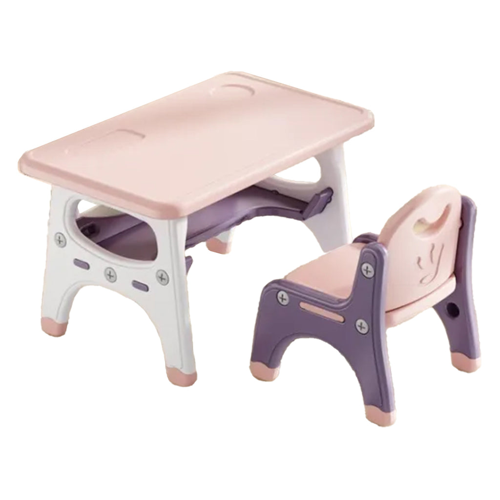Kids Plastic Study Table with Chair Set - Snug N Play