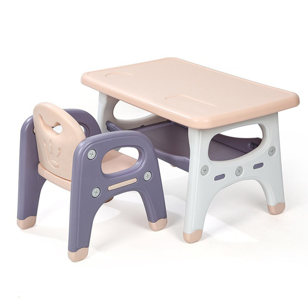 Kids Plastic Study Table with Chair Set - Snug N Play
