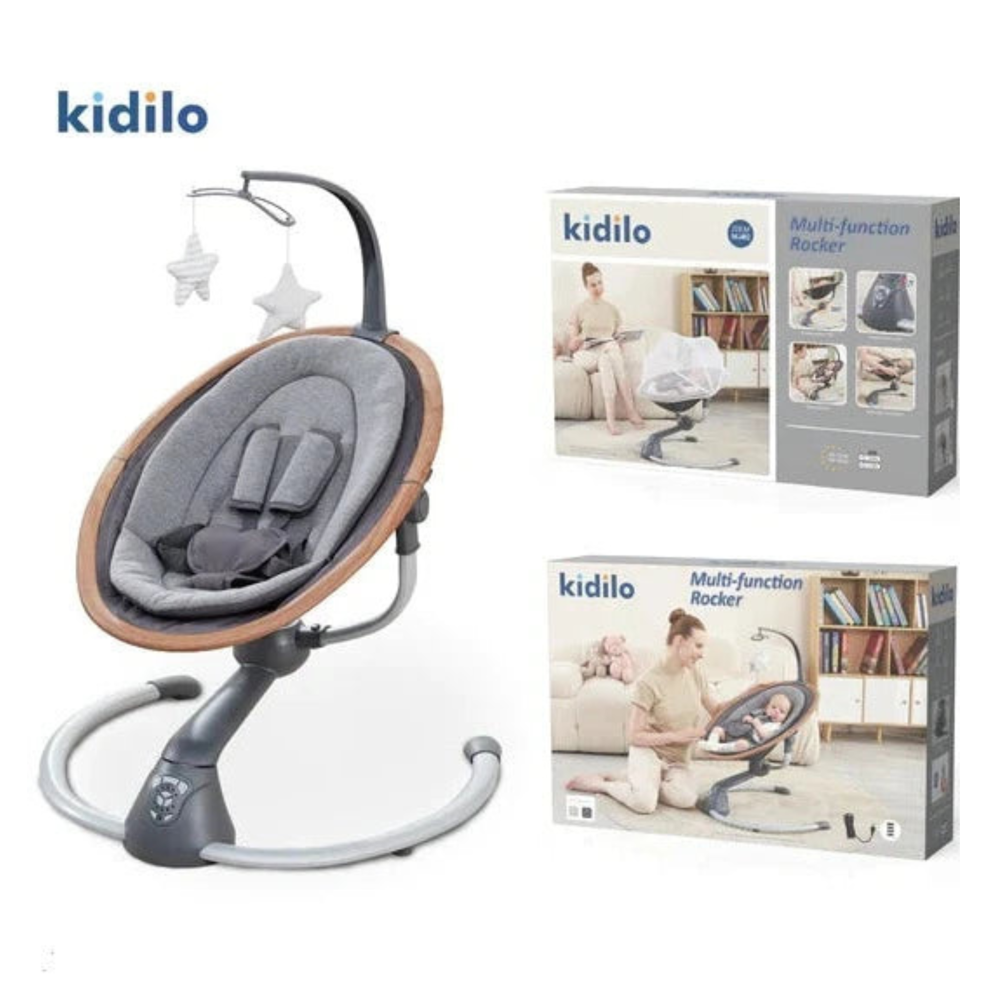 Multifunction Baby Rocker Swing with Mosquito Net Toys in Pakistan Snug N Play