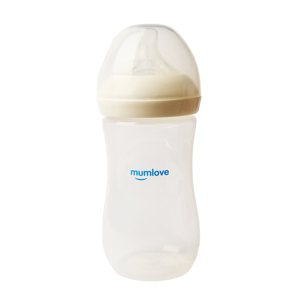 Mumlove Wide Neck Anti-Colic Feeding Bottle – 260ml - Snug N Play