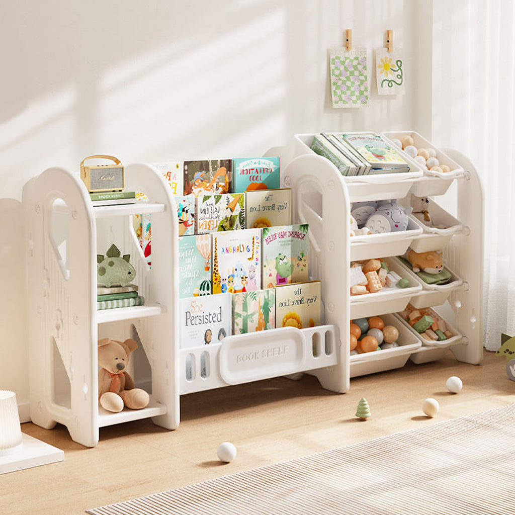 Neo Kids Bookshelf & Toy Organizer Combo Set - Snug N Play