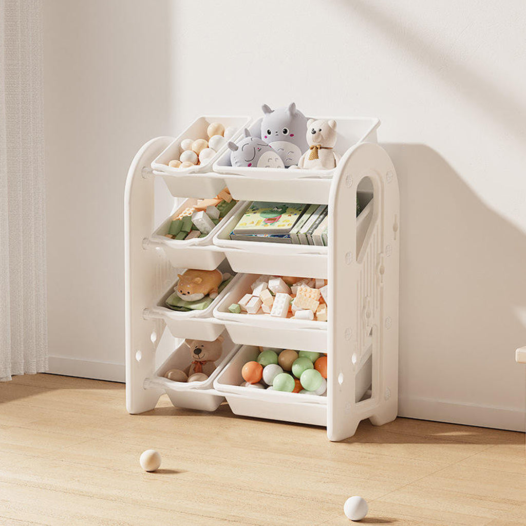 Neo Kids Toys Storage Rack with 8 Bins - Snug N Play