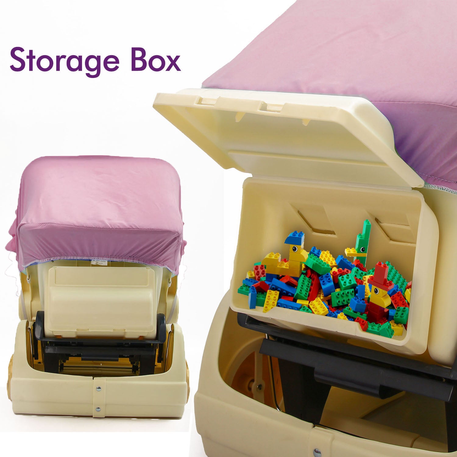 Baby Carry Cot Swing with Storage Box Pink Online in Pakistan Snug