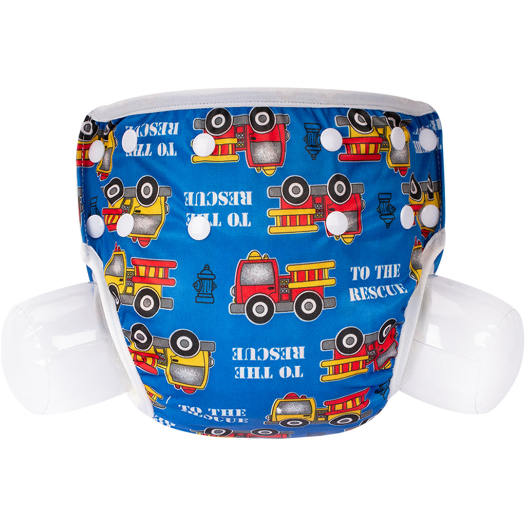 Reusable Swim Diaper | One Size Fits All | Blue Rescue - Snug N Play