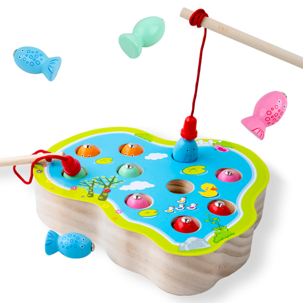 Catch & Learn Wooden Fishing Set