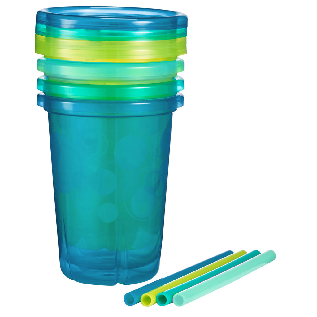 The First Years - Take And Toss 10 Oz. Baby Straw Cups (Pack of 4)