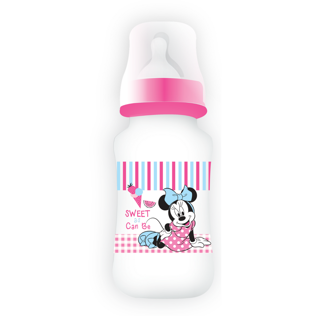 Disney Baby Feeding Bottle Original | 3+ Months, 320ml/11oz, Wide Neck | Minnie Mouse