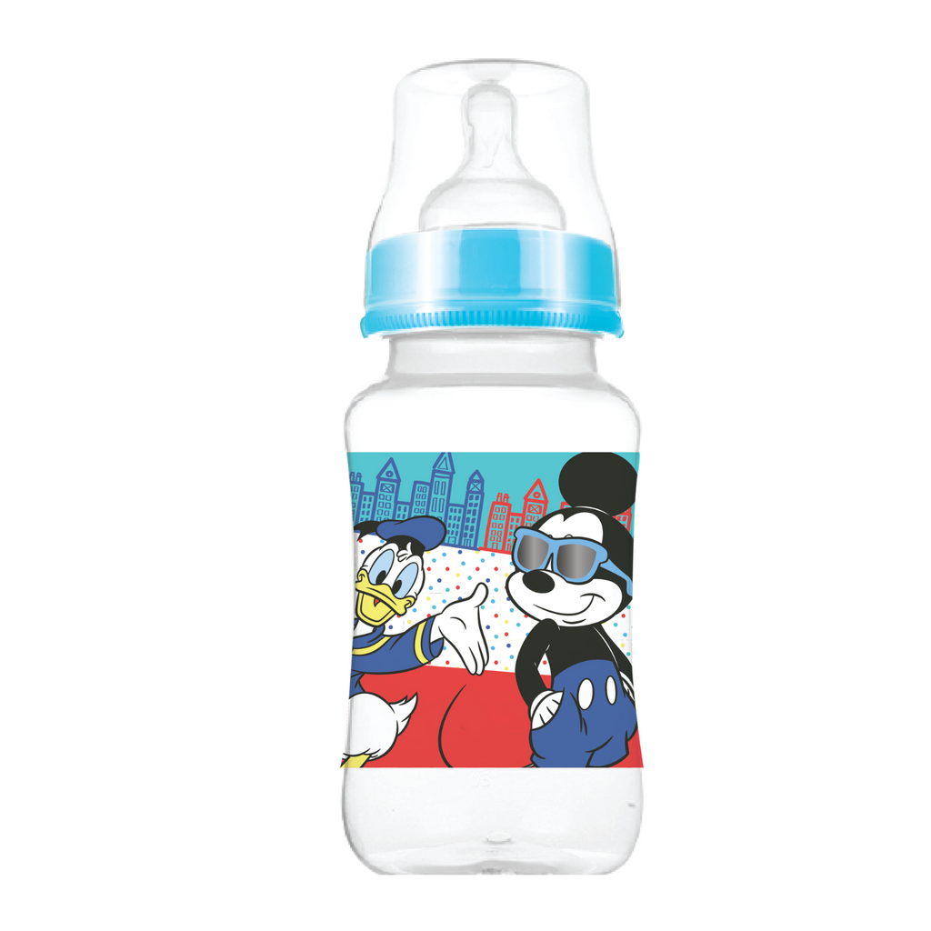 Disney Baby Feeding Bottle Original | 3+ Months, 320ml/11oz, Wide Neck | Mickey Mouse