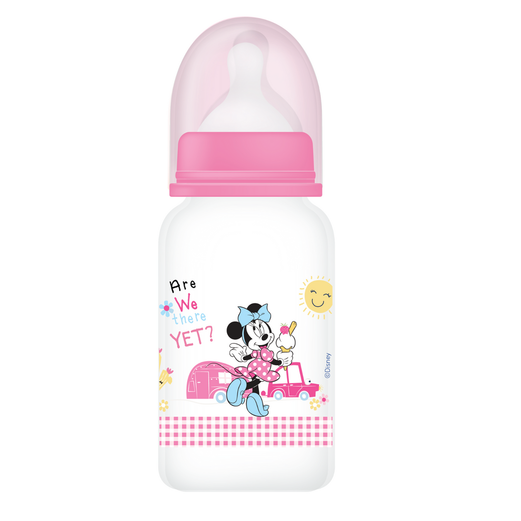 Disney Baby Feeding Bottle Original | 3+ Months, 125ml/5oz | Minnie Mouse