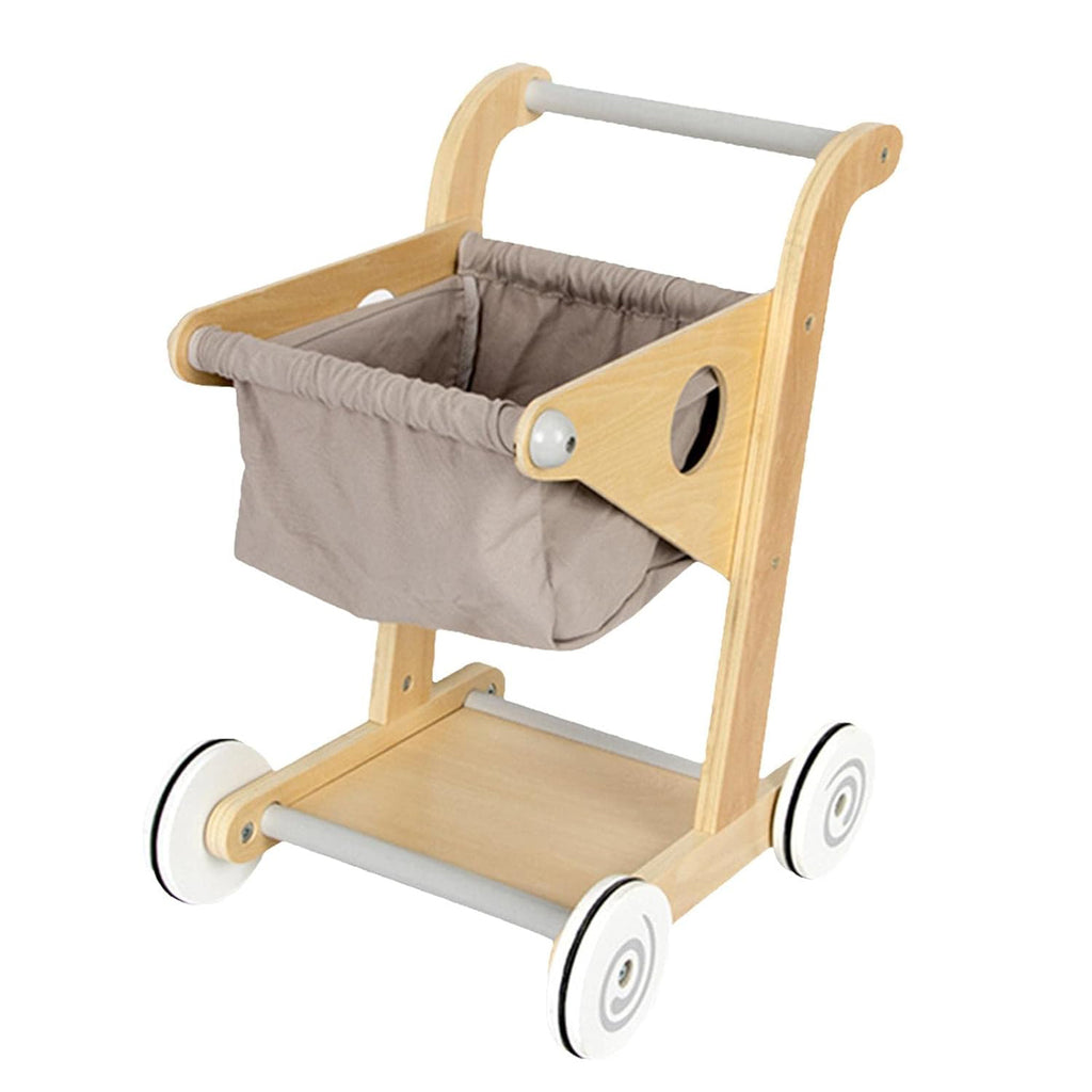 Wooden Toy Trolley for Toddlers