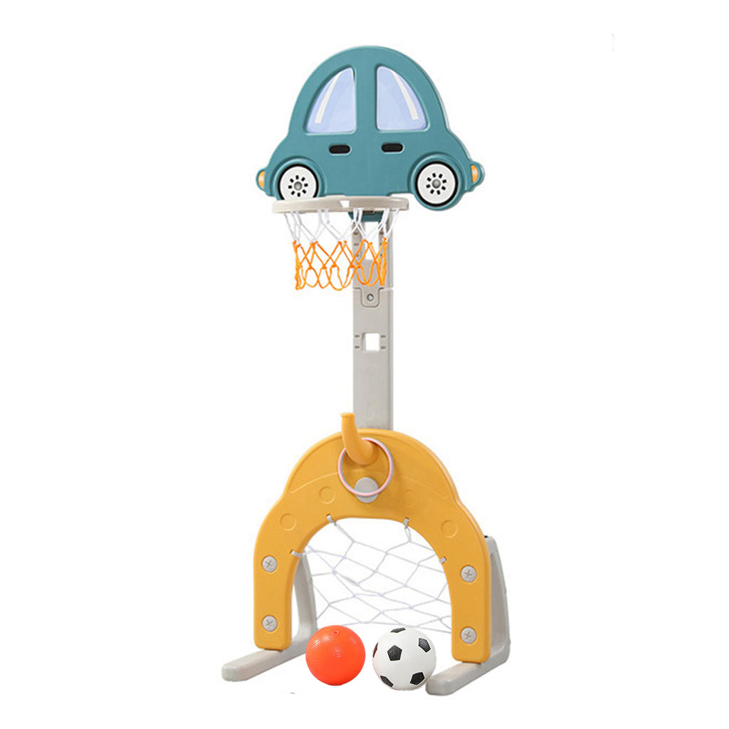 4 in 1 Kids Basketball Hoop & Football Toy | Ring Toss