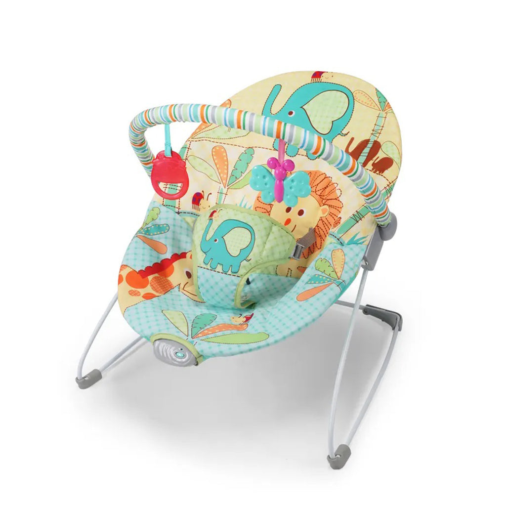 Rainforest Vibes Vibrating Baby Bouncer