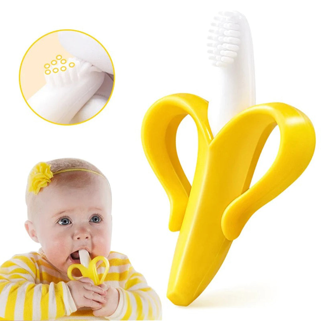 Teething 2024 banana brush