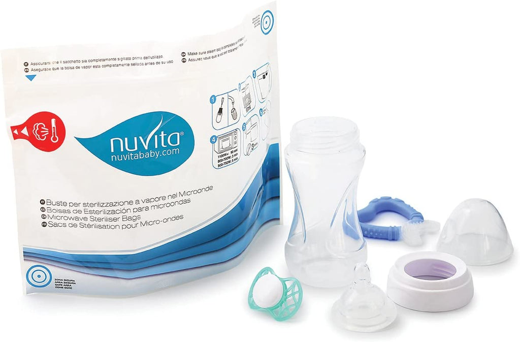Buy Nuvita Microwave Steam Sterilizer Bag BPA free Online in Pakistan