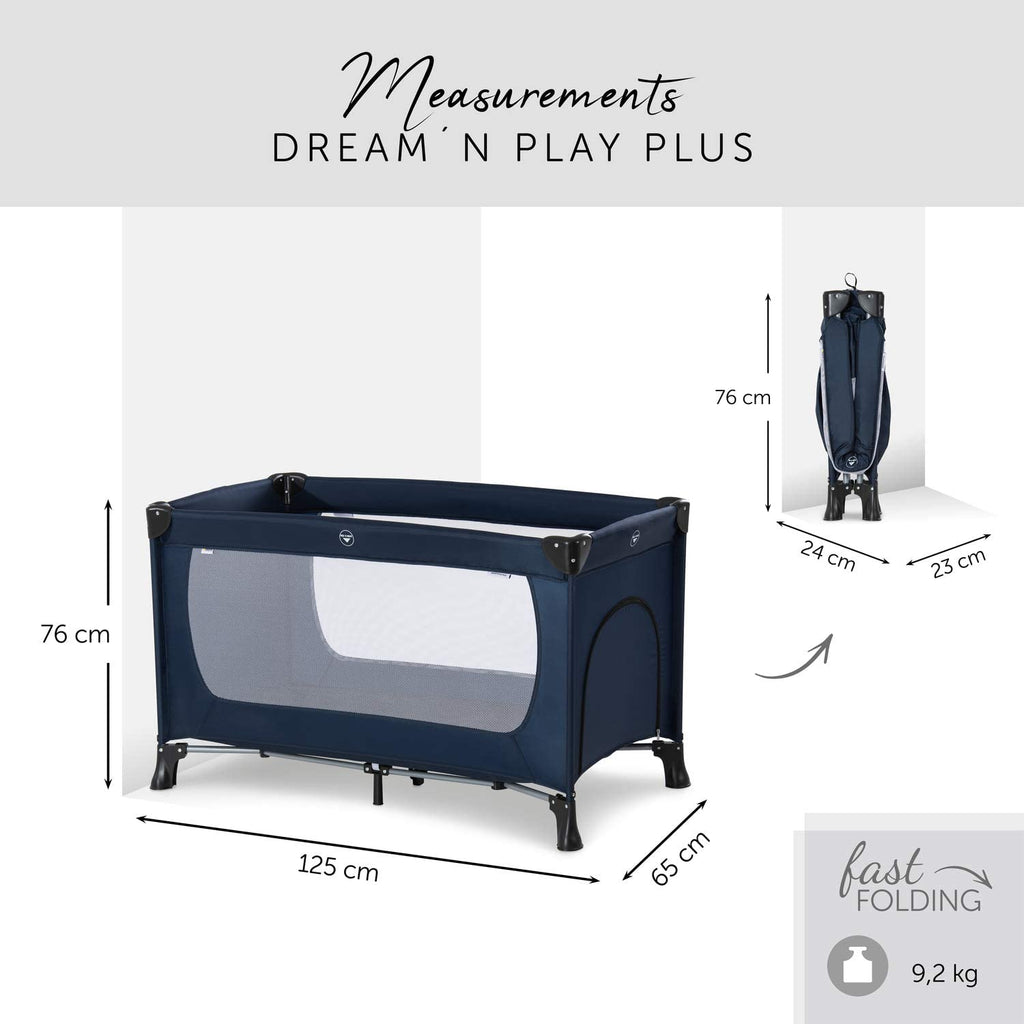hauck germany Hauck Dream N Play Plus Baby Playpen Navy in Pakistan – Snug N' Play