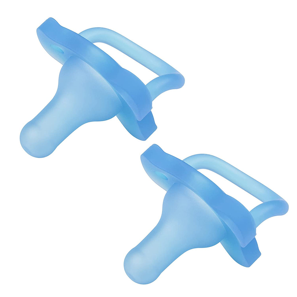 Dr. Brown's HappyPaci One-Piece Silicone Pacifier - 0m+, Blue, 2-Pack
