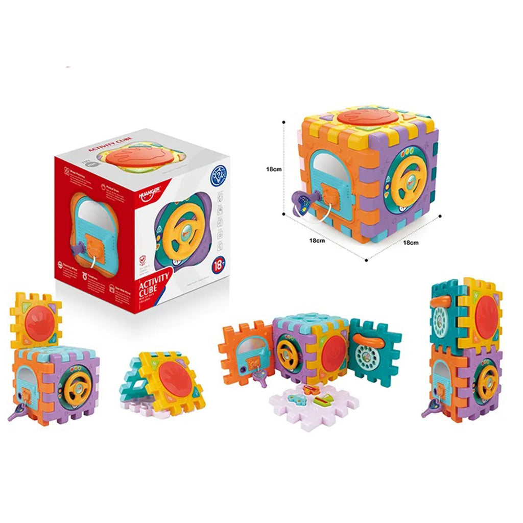 Musical store activity cube