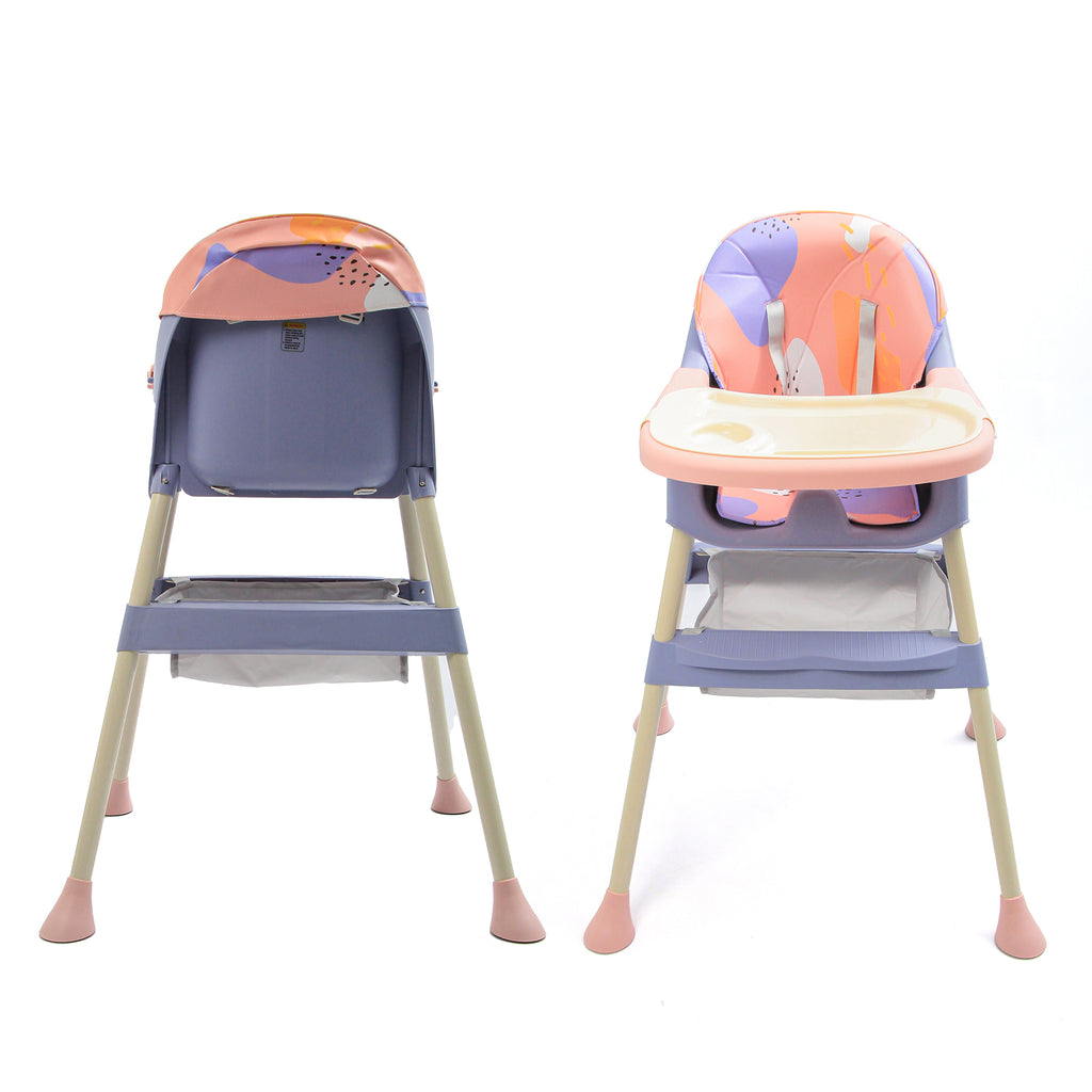 2 in 1 Convertible Baby High Chair Toddler Chair Removable