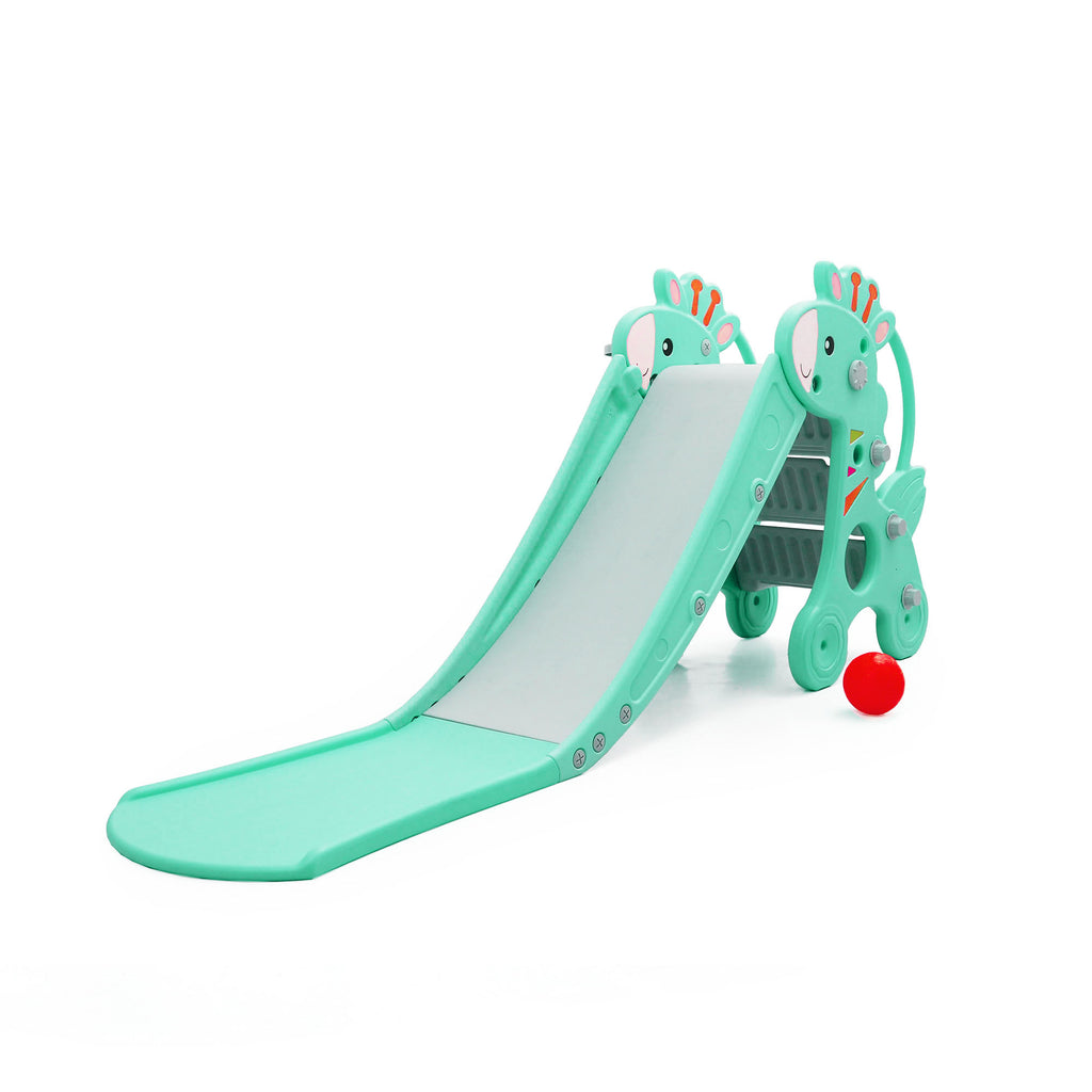 Deer Kids Slide with Basketball Hoop | 2 in 1 Baby Slide