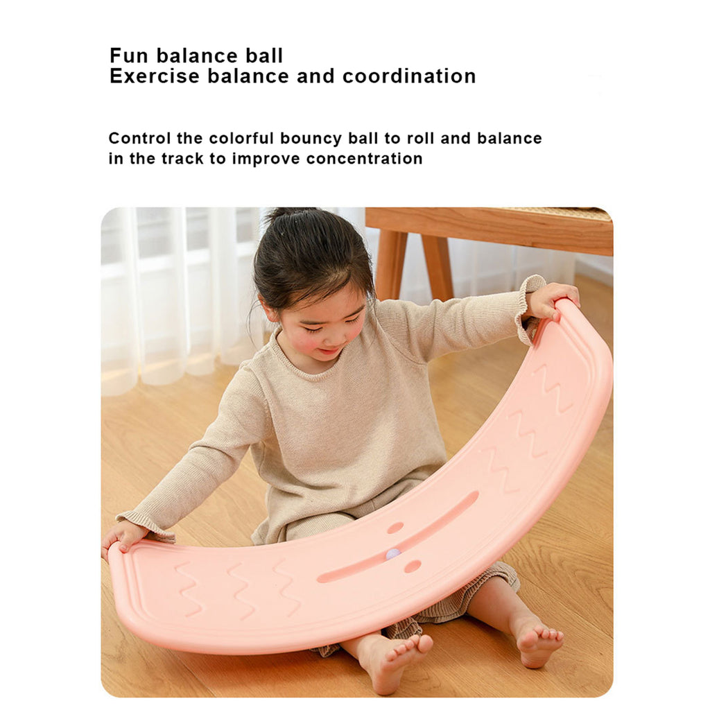 Curved exercise online board