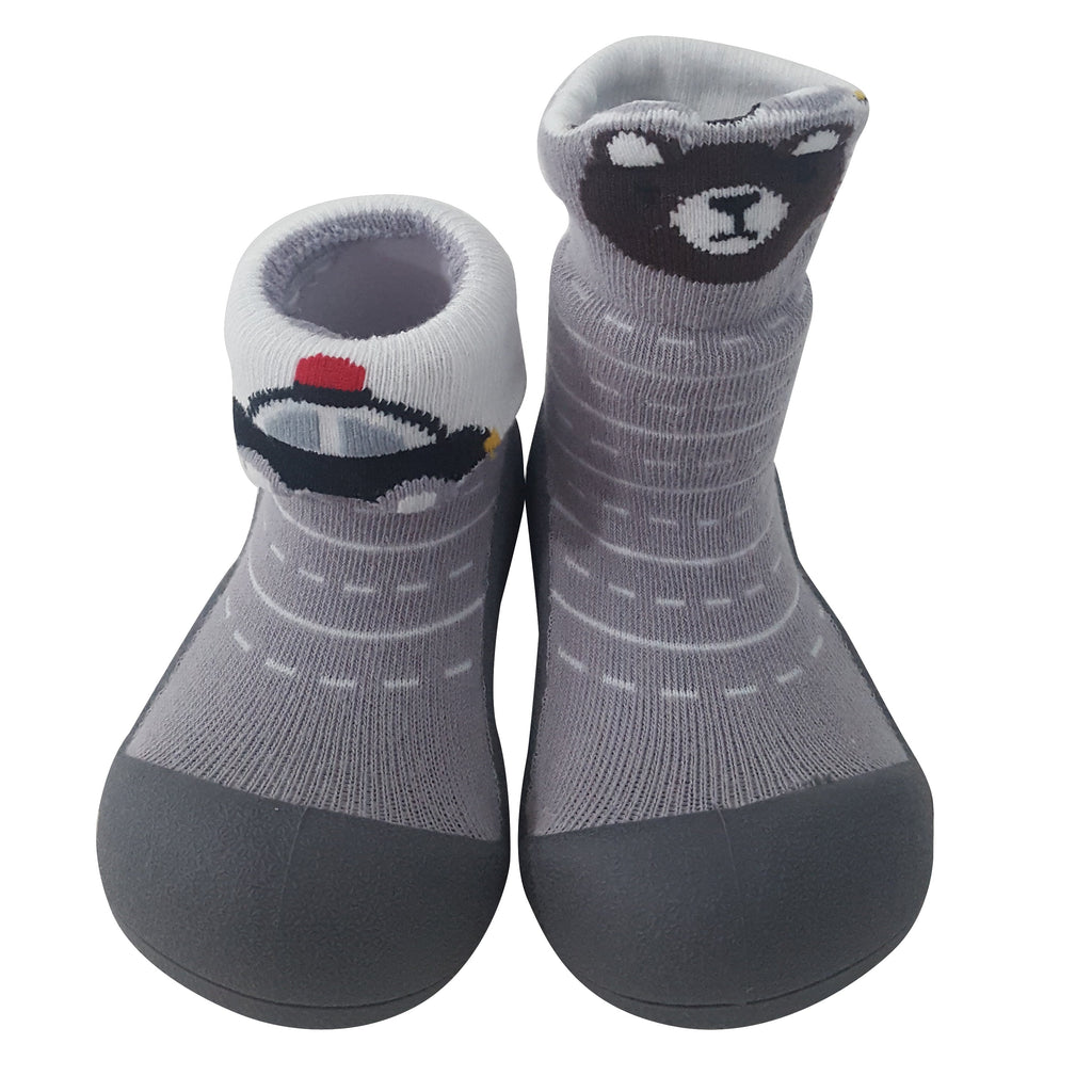 Attipas First Baby Shoes | Two Style Gray