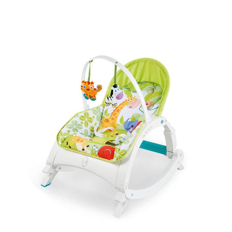 Baby Toddler Portable Rocker Dining Chair - Green - Snug N' Play
